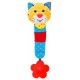 Plush rattle with squeaker