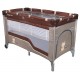 Double layer portable travel cot