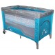 Double layer portable travel cot