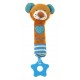 Plush rattle with squeaker