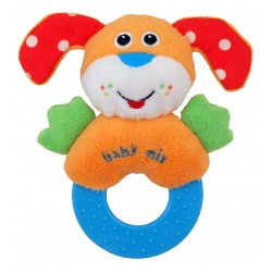 Plush rattle