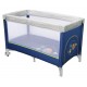 Single layer portable travel cot