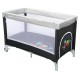 Single layer portable travel cot