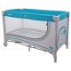 Single layer portable travel cot