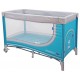 Single layer portable travel cot