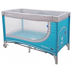 Single layer portable travel cot