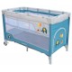 Double layer portable travel cot