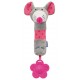 Plush rattle with squeaker