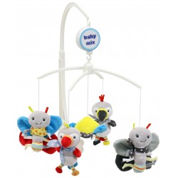 Plush musical mobile