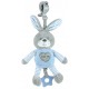 Plush pull string toy with a clip