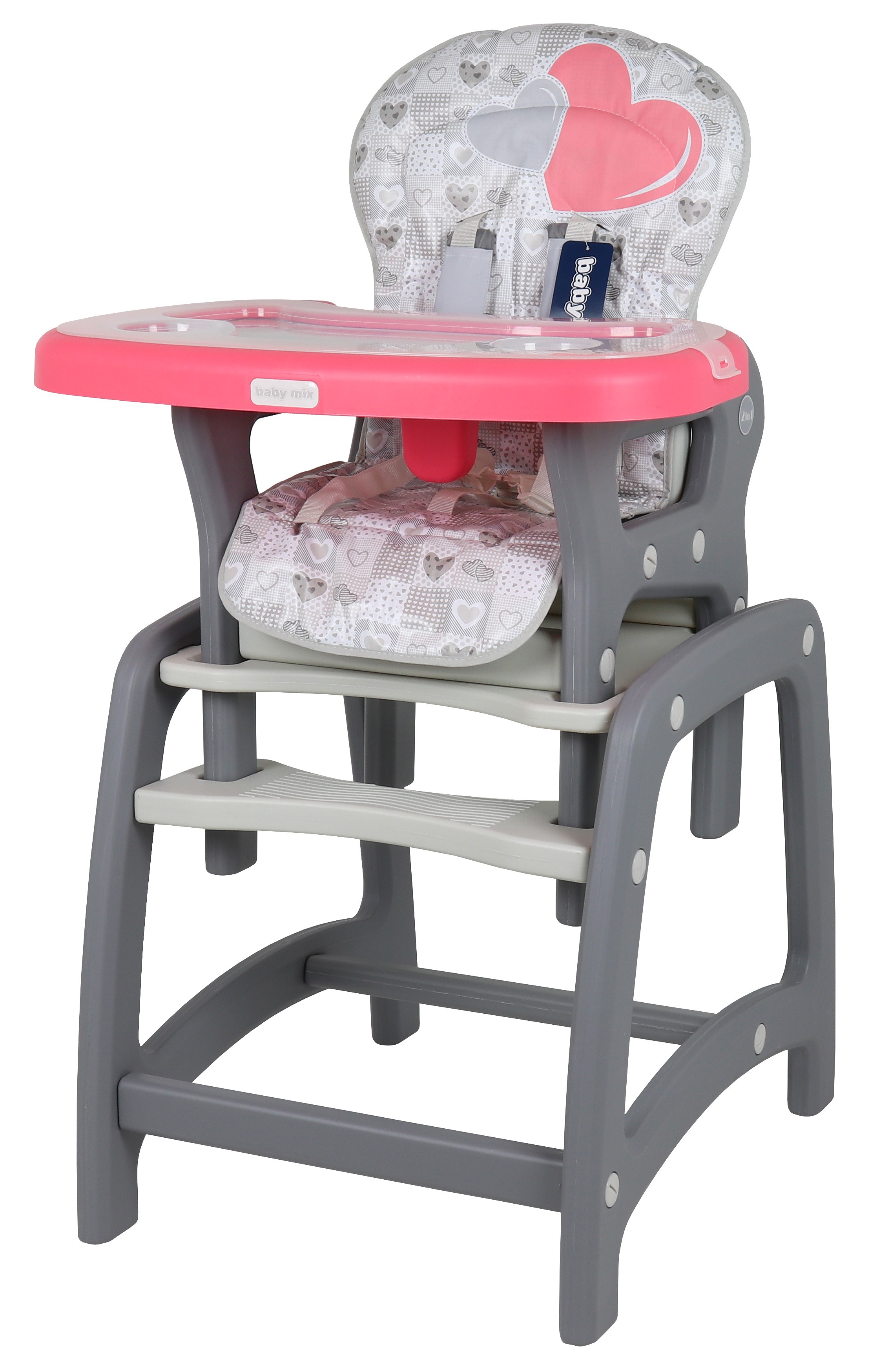 rolling high chair
