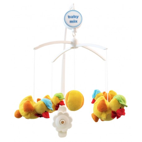 Plush musical mobile