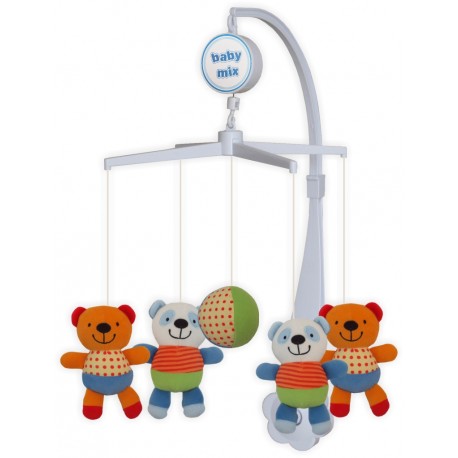 Plush musical mobile