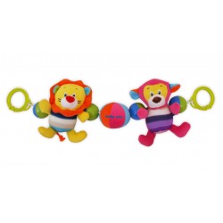 Plush rattle for stroller